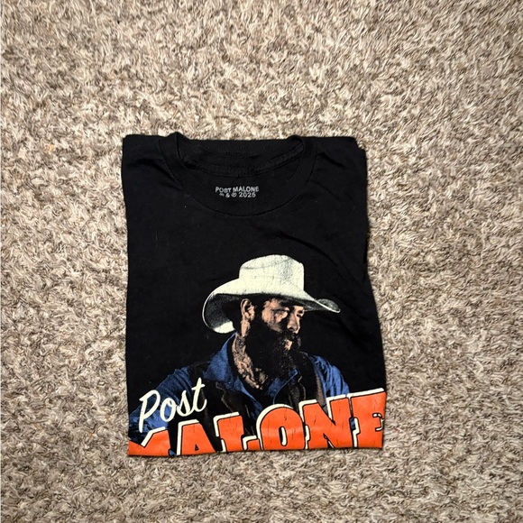 Post Malone Black Graphic Tee - Short Sleeve Women’s Top - Picture 4 of 4